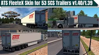 [ATS1.40-1.39.] FleteX Skin for 53 SCS Box Trailers | American Truck Simulator