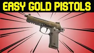 How to get EASY GOLD CAMO Pistols in Call of Duty Modern Warfare