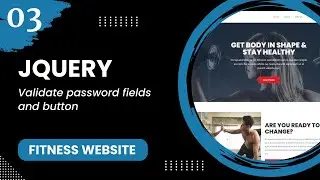 jQuery #3 - Validate password fields and button