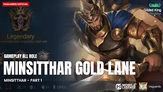 Minsitthar || Gold Lane || Part 1 #mobilelegends 