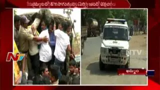Mirchi Farmers Protest Continues at Market Yard || High Alert in Khammam || NTV