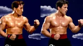 Mortal Kombat — Johnny Cage Remastered | WAN 2.2 Upscale Remake (AI) – Comparison