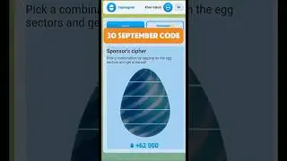 Yaytsogram cipher 30 September #yaytsogram #airdropalert #ciphercodes #airdropupdates