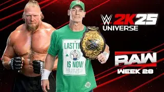 WWE 2K25 : Universe Mode | Monday Night Raw - Week 28