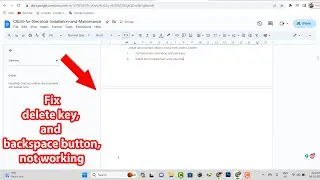 How to delete a page in google docs that won't delete