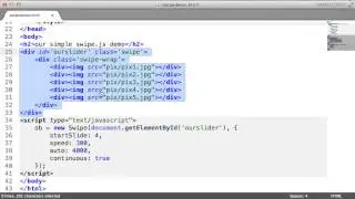 Swipe.js Simple Demo