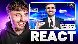 😭 JE R&Eacute;AGIS &Agrave; MES PR&Eacute;DICTIONS DE LA LDC 2026... (PSG, OM, REMONTADA??)