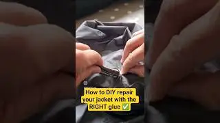 DIY how to repair a seam on a waterproof Jacket  #goretexrepair #waterproofrepair