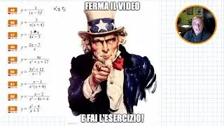 Studio del dominio di una funzione reale f(x) -  22 esercizi risolti su funzioni razionali fratte.