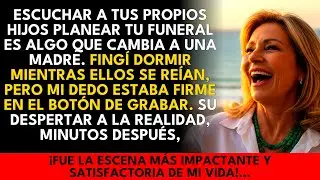 Mis hijos planeaban mi muerte al lado de mi cama... Entonces pulsé GRABAR.