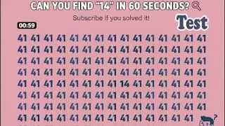Find the Number 14! (Quick Eye Challenge)