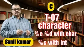 character. %c %d with char. %c with int. #bca #MCA #ugcnet #btech #character   #net #csirnet  #code