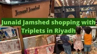 Junaid Jamshed shopping with Triplet&rsquo;s in Riyadh Saudia Arabia||#showroom #junaidjamshed #riyadh