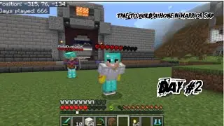 BULIDING OUR MEGA HOME IN WARRIOR SMP | MINECRAFT DAY 2