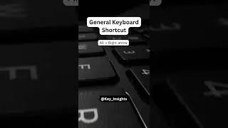 Alt + Right arrow - Keyboard Shortcut