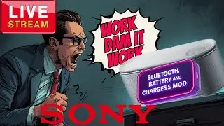 Modding a Sony Speaker, with Bluetooth, battery, USB c and wireless charging