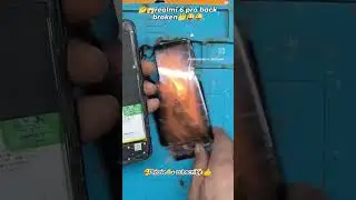 #🤔😱😜realmi 6 pro back glass replacement#🥰👉 like and subscribe#👉🥰 thanks❤❤