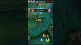 Yin 1 VS 5  Savage #mobilelegends #mlbb #shorts #shortsfeed #viral #video #yin