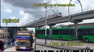 Public transport in Dar es salaam and in Nairobi 