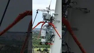 What People Think Turbine Repair Looks Like vs How We Actually Fix It #aerones #windrepair #shorts