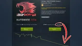iBUYPOWER unban manipulated the market (holo sticker)