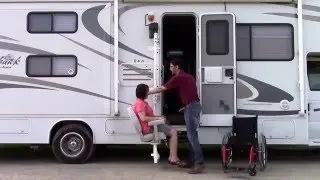 Glide 'n Go XR Disability Handicap Lift in  RV (with assistant)