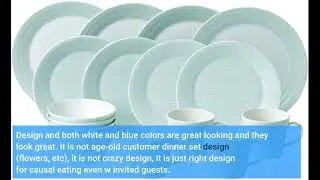 User Review: Royal Doulton Pacific Dots 16 Piece Dinner Set, White