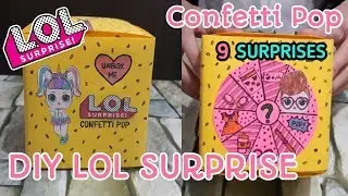 Homemade LOL Surprise  Confetti Pop !!!
