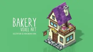 Bakery - Voxel Art in Magicavoxel