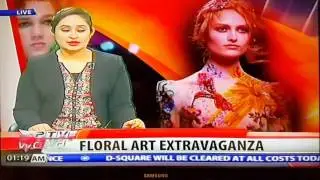 Floral Art Extravaganza and Fashion Show at Serena Hotel Islamabad report for PTV World