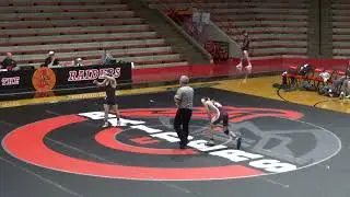 02 120lbs Jayden Fogle vs Zach Bulkey, Mt Vernon (L3-6 Pin,)