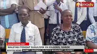 MP SUNKULI TRANSFORMS KILGORIS SCHOOLS, DONATES DESKS TO NARURUSIA SECONDARY