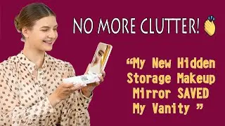 This MIRROR  Packs Brushes !  Unboxing the Touch DIMMABLE LED MIRROR (Travel Hack 2025)