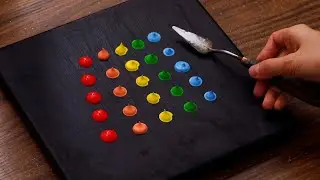 Easy Way To Paint Rainbow Colored Waterfalls｜Step By Step (1487)｜Painting For Beginners