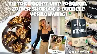 TIKTOK RECEPT UITPROBEREN, ZOMER SHOPLOG & DUBBELE VERBOUWING | Joyce Rikken