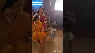 Baby thoughts!! 🍼 The Chocha baby teases aunties in Karnal Havelli ! 😂😂