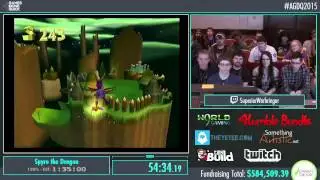Awesome Games Done Quick 2015 - Part 146 - Spyro the Dragon by ChrisLBC