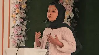 Mantasha Batool Participating in Speech Competition Organised By ARK Foundation Amroha Society