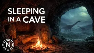 Sleeping in a Stone Age Cave While Dinosaurs Roam Outside 10 Hours Ambience