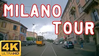 🇮🇹4K Thrilling Dashcam Drive: Exploring Milan's Via Torino and Navigli Districts!