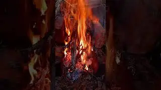 Огонь для ГРИЛЯ.Fire for the GRILL. #garden