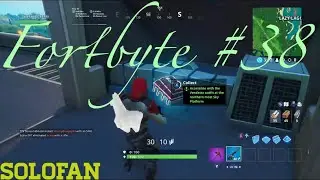 Fortnite|Fortbyte #38 Accessible With The Vendetta Outfit At The Northern Most Sky Platform