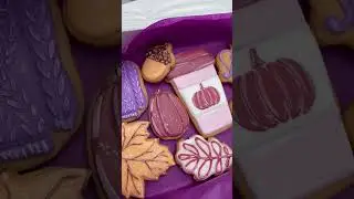 Fall Themed Decorated Cookies #decoratedcookies #cookies