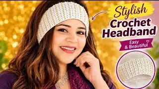Super Easy Crochet Earwarmer / Headband 🧶 | Beginner Friendly