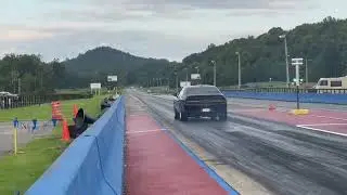 challenger rt procharged on 93oct vs  a tesla model 3 in the 1/4 mile in 2200da