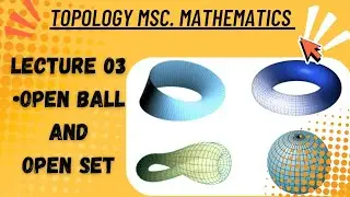 Open Ball and Open Set |MSc. I Year | CSIR NET JRF/SET | Lecture 03