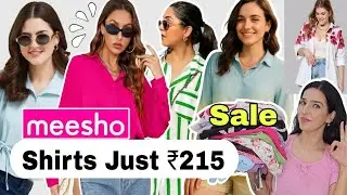 Meesho Shirt haul under 200 😍| Meesho shirts for women haul #meesho #meeshohaul