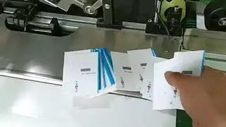 cards paging labeling machine with ink printer