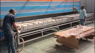 HARYANA  WOOD GRAIN HEAT TRANSFER SUBLIMATION FOR METAL SHEETS/PROFILES wa.me/919995695145