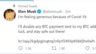Twitter HACKED - Doubling BITCOIN SCAM (DO NOT SEND BTC)